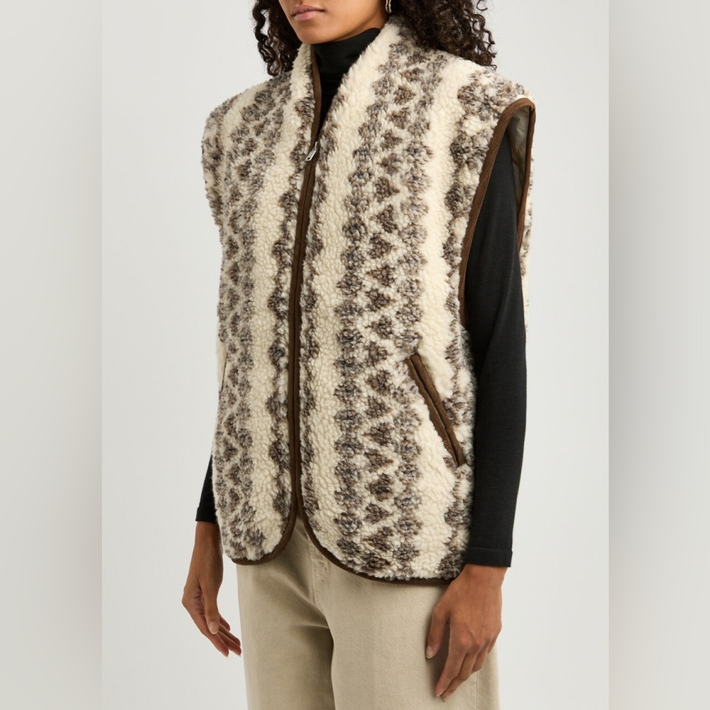 House of Harlow 1960 Faux Sherpa Vest